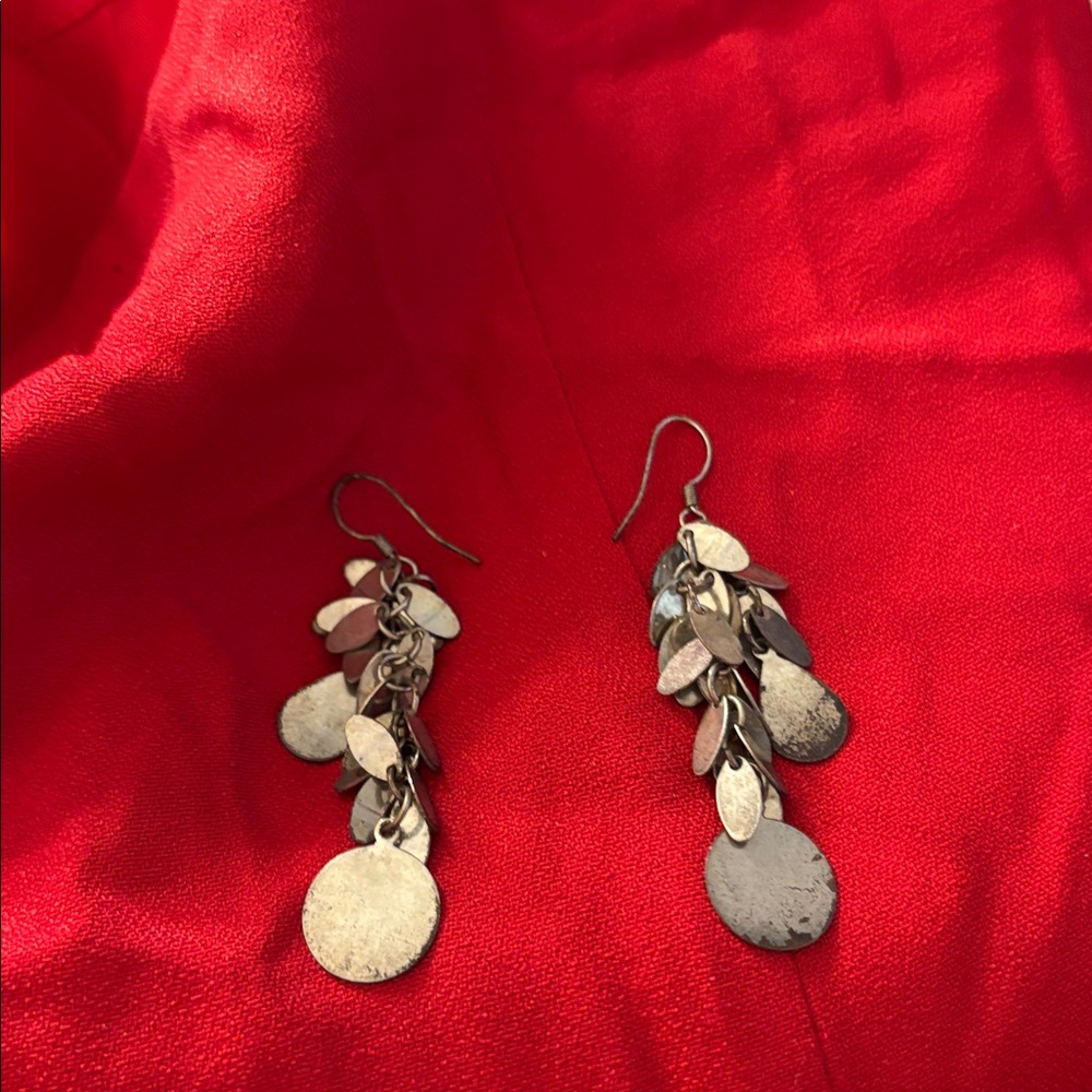 Multi Layer Vintage Dangle Earrings - image 3